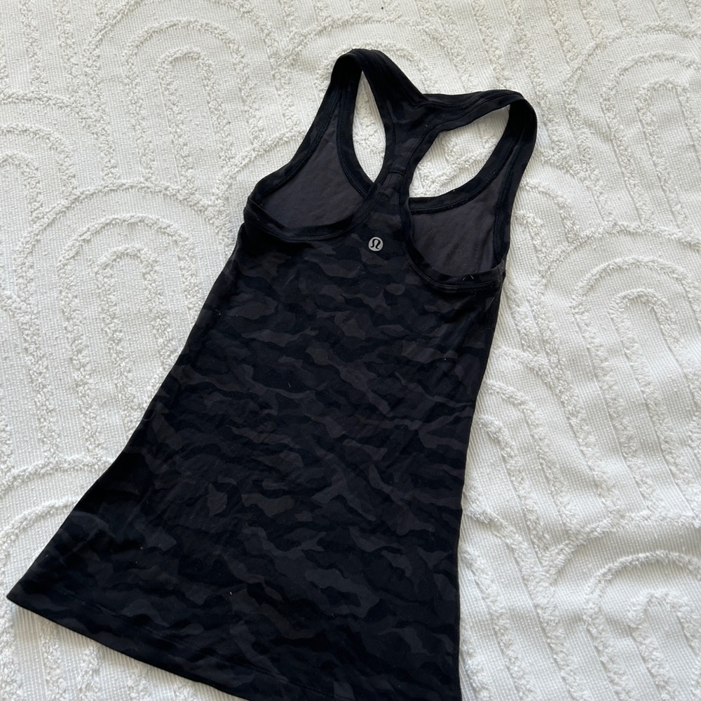 Lululemon cool racerback tank top camo print